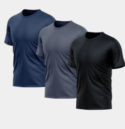 Basic Plane T-Shirts for Men – Pack of 3