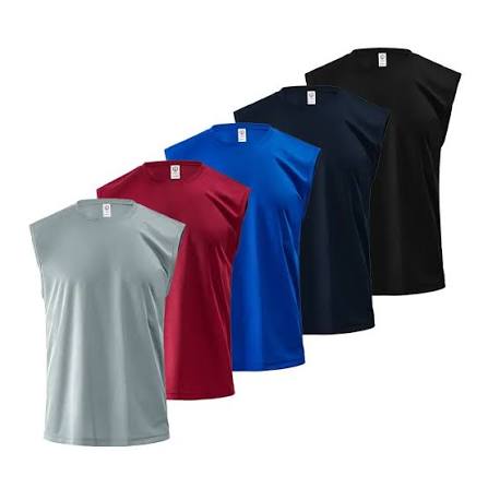 Pack of 5 Sleeveless Shirts