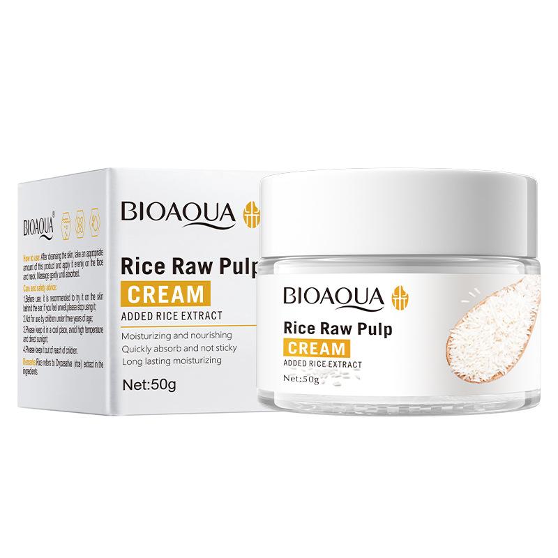Bioaqua Rice Face Cream Moisturizer for Soft Skin