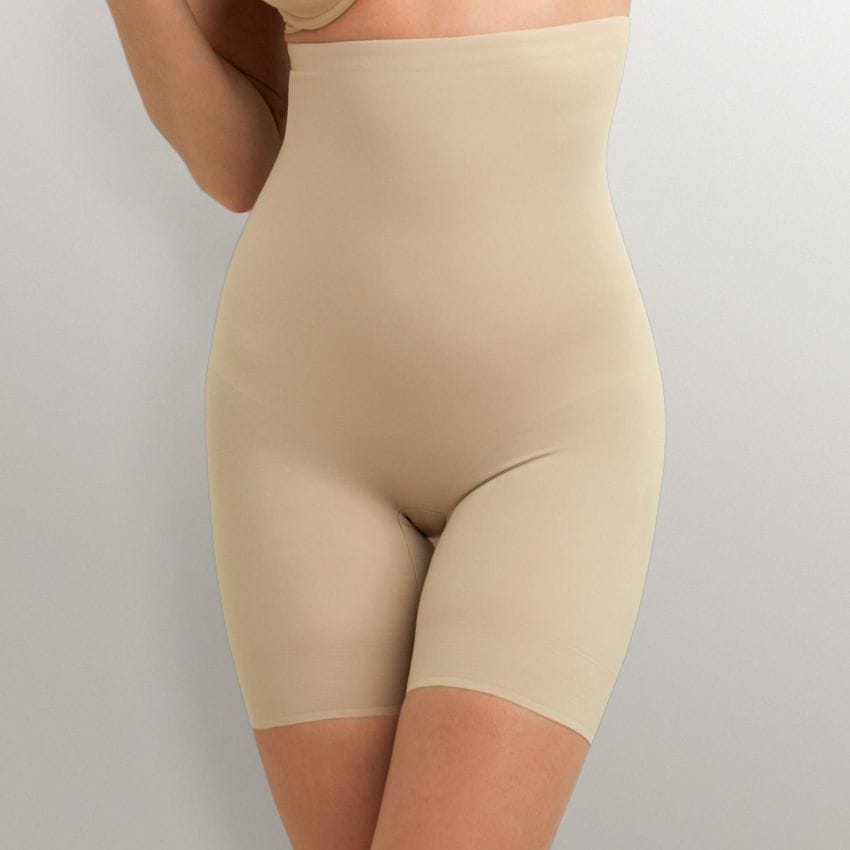 Half body shaper for women with tummy control, seamless fit, and lower body support
