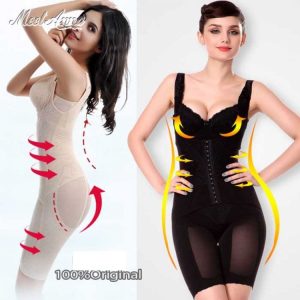 Ultra thin body shaper for women with lightweight compression and invisible support under clothing