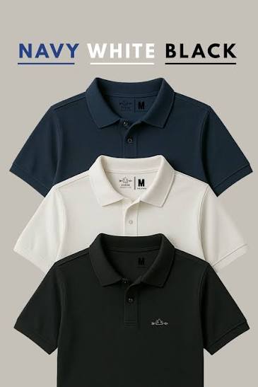 Pack of 3 Polo T-Shirt
