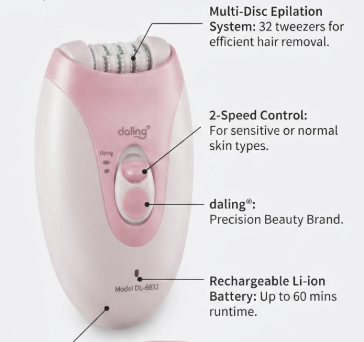 Daling DL-6032 Lady Epilator in Pakistan.
