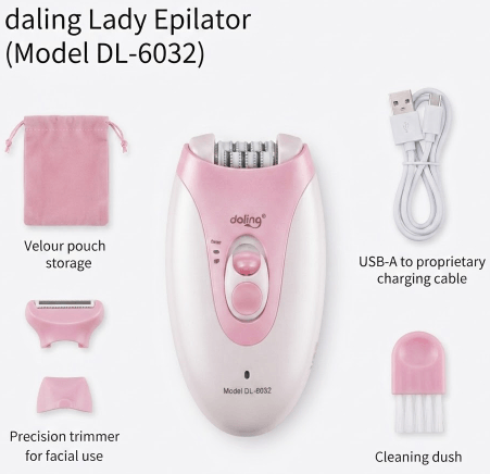 Daling DL-6032 Lady Epilator in Pakistan.