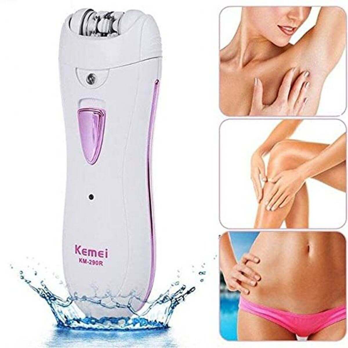 Kemei KM-290R Rechargeable Lady Epilator in Pakistan.
