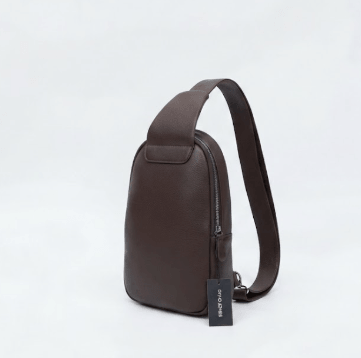 Travel Sling Bag with secure zipper closure