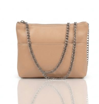 Chain Strap Crossbody Bag for women with elegant PU leather finish