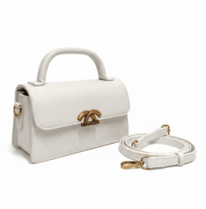White Formal Shoulder Bag for women with elegant design for office and formal occasions