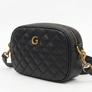 Diamond Quilted Crossbody Bag for women with elegant chain strap and quilted design