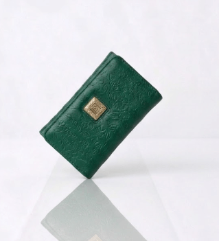 Floral Embossed Long Wallet for Women in premium PU leather