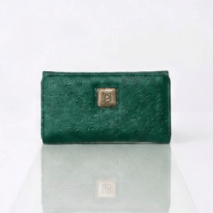 Floral Embossed Long Wallet for Women in premium PU leather
