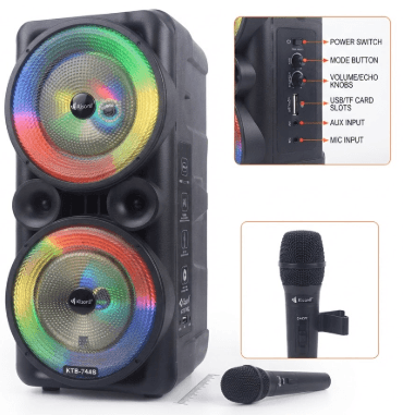 KBroad KTS-2465 RGB Wireless Speaker in Pakistan.