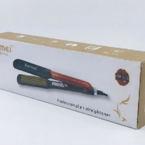 Kemei KM-533 Hair Straightener with adjustable temperature control and ceramic plates