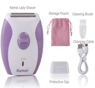 Kemei Rechargeable Women's Shaver in Pakistan.