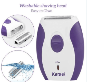Kemei Rechargeable Women's Shaver in Pakistan.