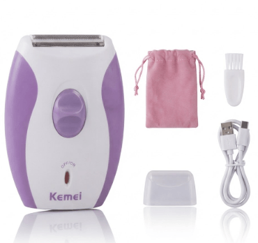Kemei Rechargeable Women's Shaver in Pakistan.