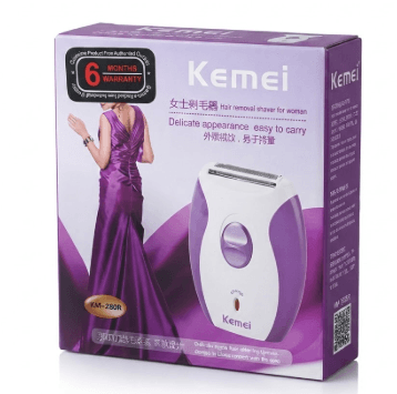 Kemei Rechargeable Women's Shaver in Pakistan.