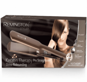 Remington Keratin Therapy 750F with adjustable temperature control and ceramic plates