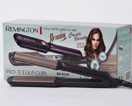 Remington RM-444W Pro-Sleek & Curl with adjustable temperature control and ceramic plates