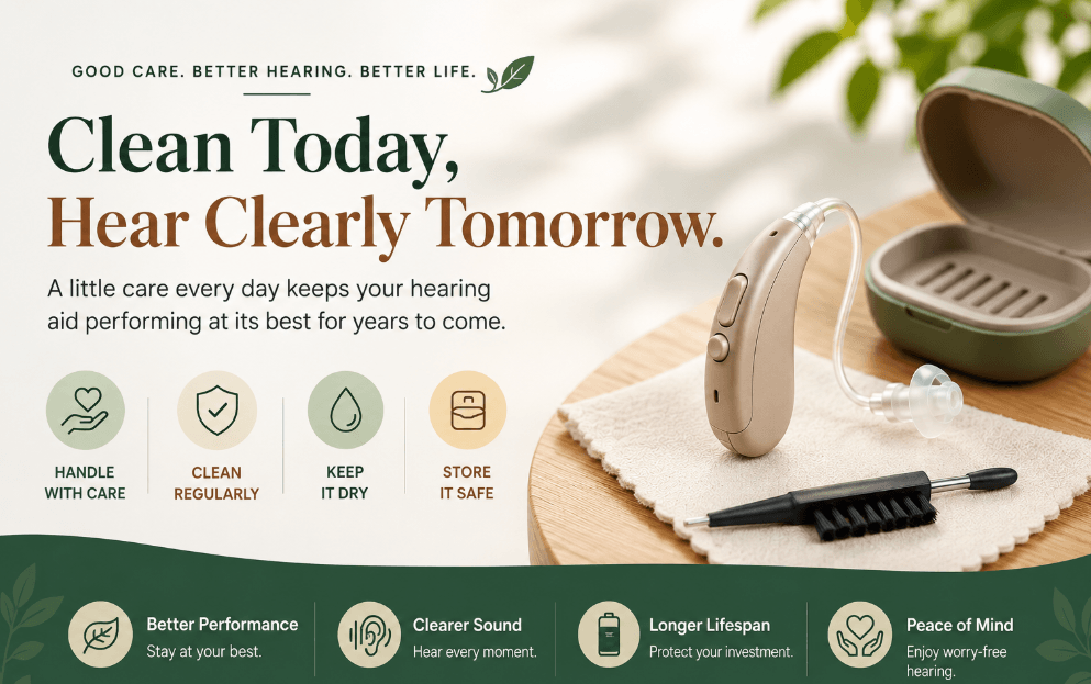 How to Clean and Maintain Your Hearing Aid for Long-Lasting Performance