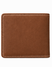 Classic Doux Sports Men's Brown Leather Wallet