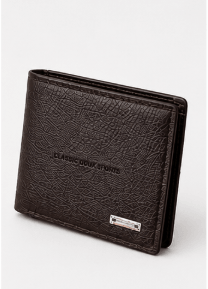 Classic Doux Sports Men's Brown Leather Wallet