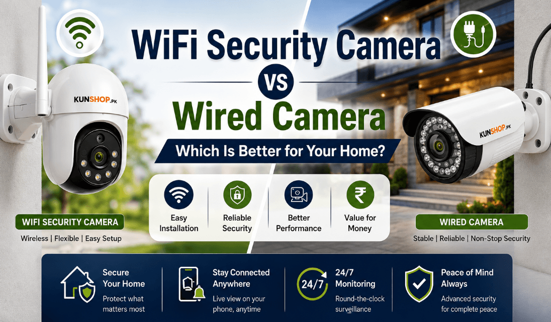 WiFi Security Camera vs Wired Camera: Which Is Better for Your Home?