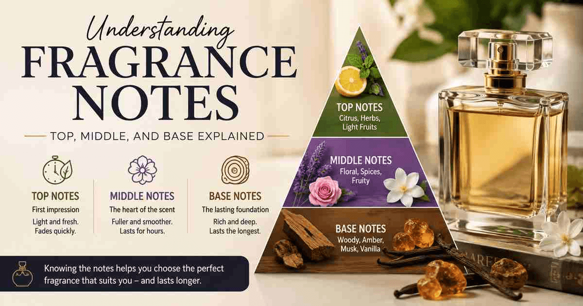 Understanding Fragrance Notes: Top, Middle, and Base Explained