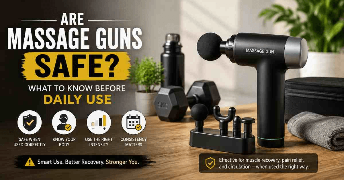 Are Massage Guns Safe? What to Know Before Daily Use