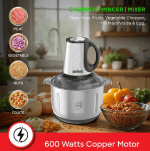 2-in-1 Cordless Food Chopper in Pakistan.