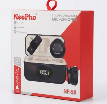 NeePho NP-58 Type-C Wireless Collar Microphone in Pakistan.