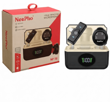 NeePho NP-58 Type-C Wireless Collar Microphone in Pakistan.