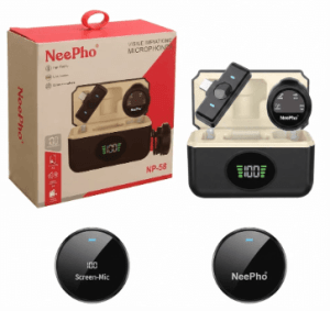 NeePho NP-58 Type-C Wireless Collar Microphone in Pakistan.