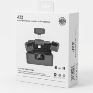 J22 4-Wireless Lavalier Microphone in Pakistan.