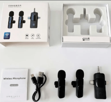 K15 Dual Wireless Lavalier Microphone in Pakistan.