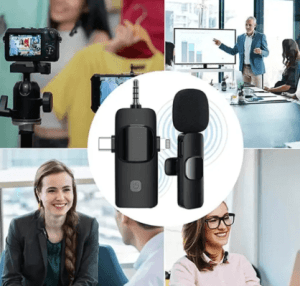 K15 Dual Wireless Lavalier Microphone in Pakistan.