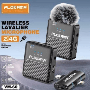 Plokama VM-60 2.4G Wireless Mic Set in Pakistan.