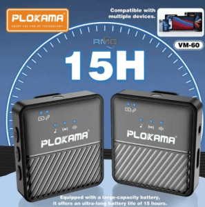 Plokama VM-60 2.4G Wireless Mic Set in Pakistan.