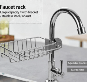 Stainless Steel Faucet Sink Caddy