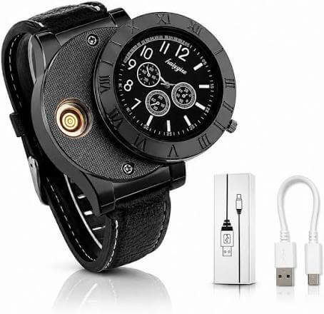Chain Watch With Electric Lighter in Pakistan