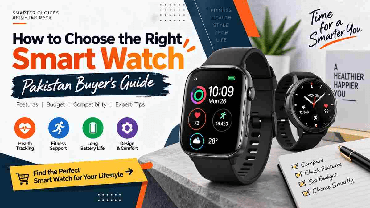How to Choose the Right Smart Watch: Pakistan Buyer's Guide