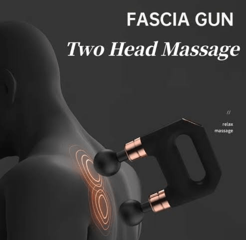 Double Heads Massage Gun in Pakistan