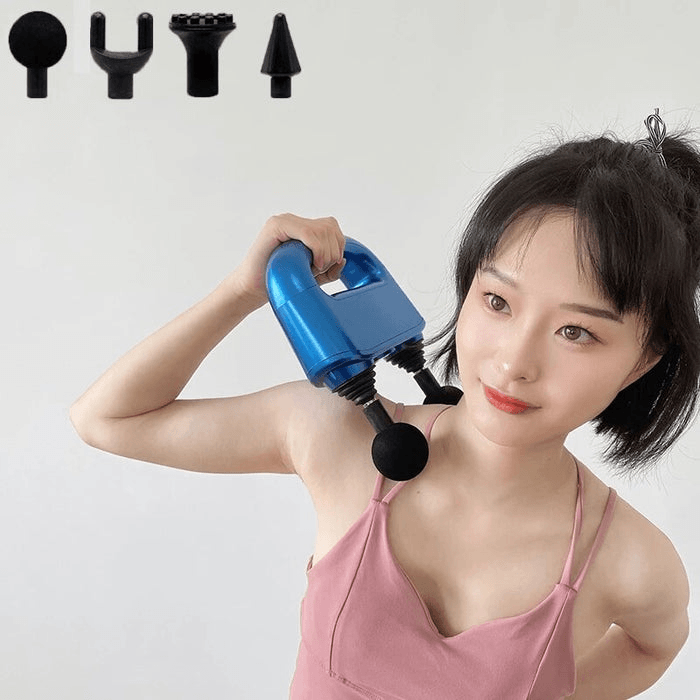 Double Heads Massage Gun in Pakistan
