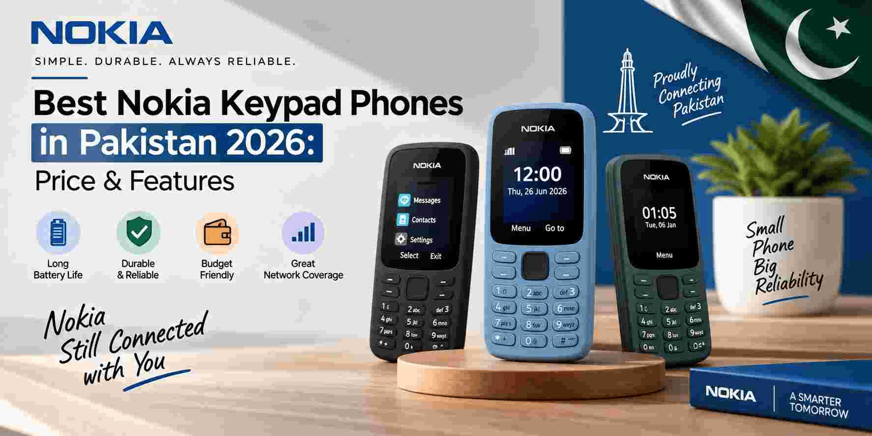 Best Nokia Keypad Phones in Pakistan 2026