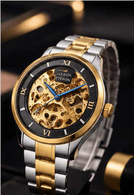 FITRON Skeleton Dial Automatic Watch