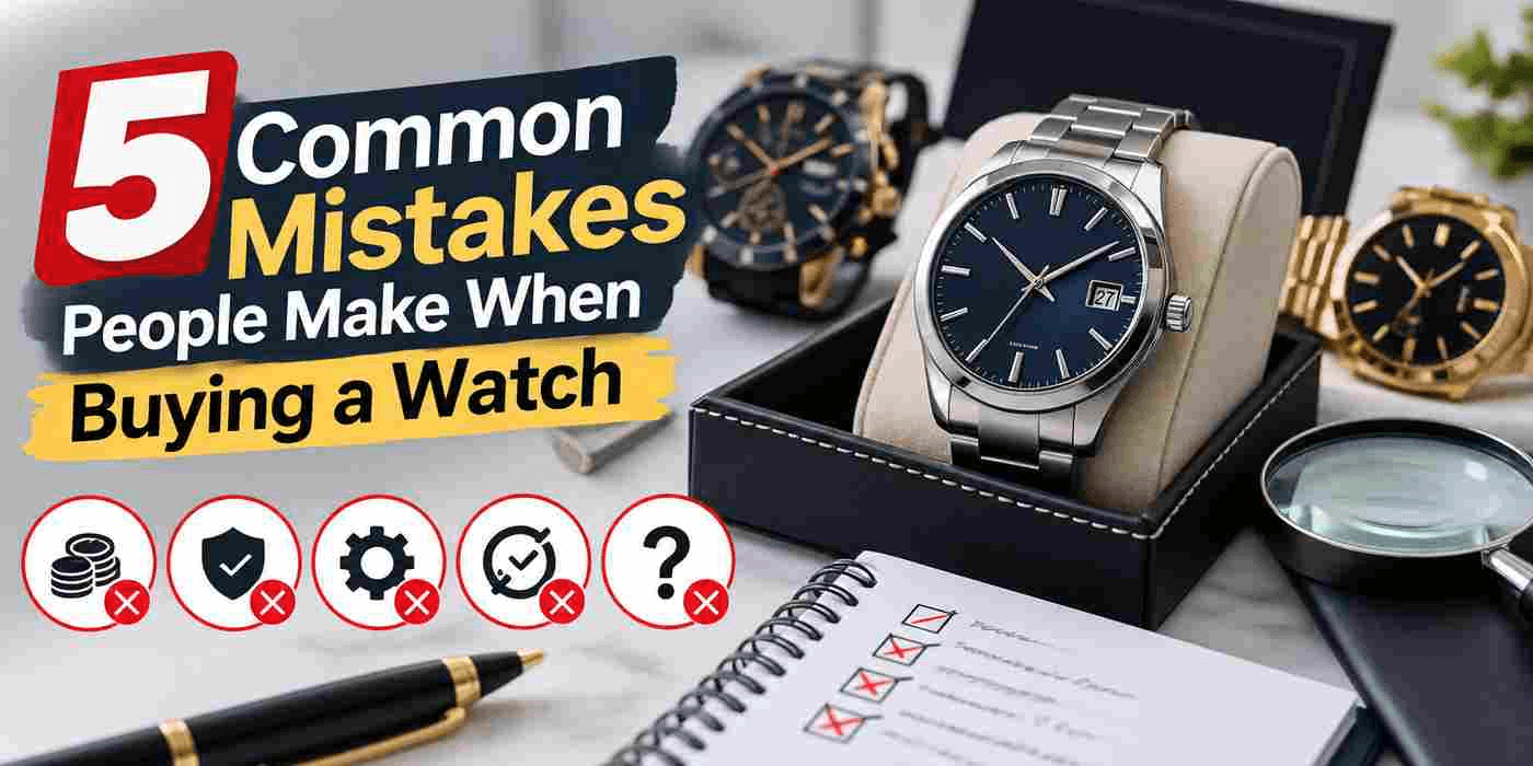 5 Common Mistakes People Make When Buying a Watch