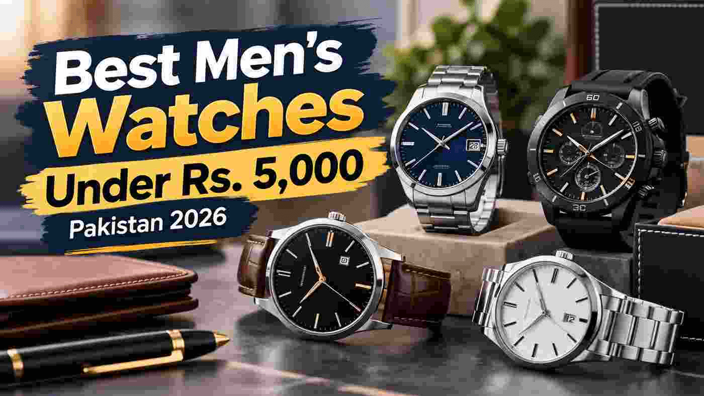Best Men's Watches in Pakistan Under Rs. 5,000